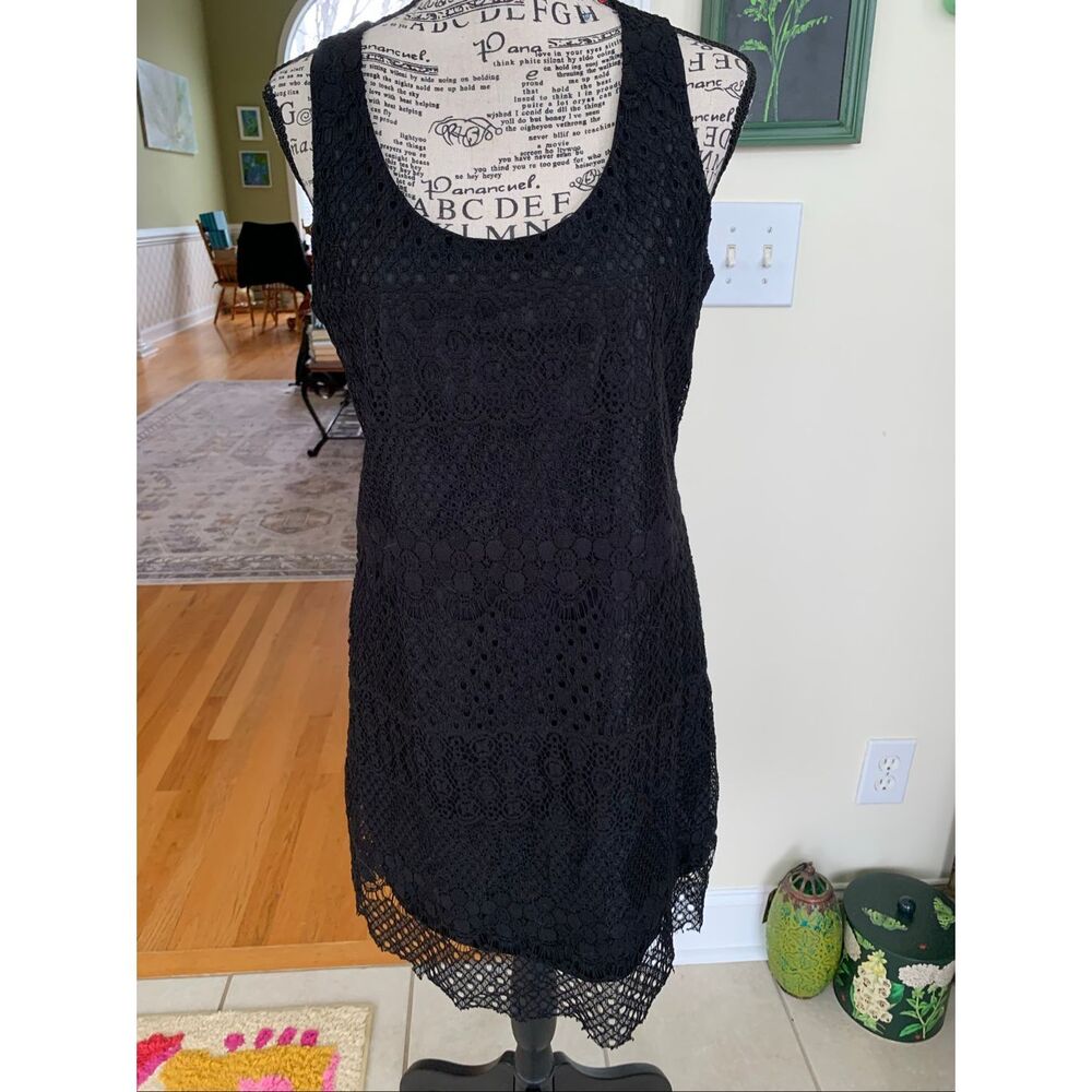 d'Closet Women's Dress, Black Lace